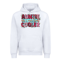 White auntie like mom only cooler Urban Hoodie - Zillion Design Studio