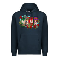 Navy mama chingona Premium Hoodie - CTS Tumbler Store