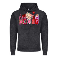 Vintage Black valentines day nurse Vintage Hoodie - AdoDesignShop