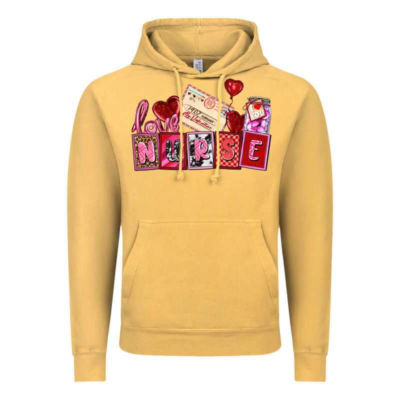 Valentines Day Nurse Vintage Hoodie by AdoDesignShop | Teevron