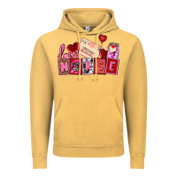 Vintage Mustard valentines day nurse Vintage Hoodie - AdoDesignShop