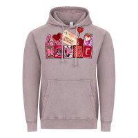 Vintage Zinc valentines day nurse Vintage Hoodie - AdoDesignShop
