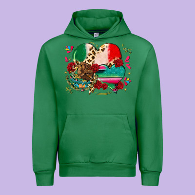 Mexican Hearts Urban Hoodie Designed By Cts Tumbler Store