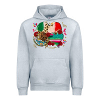 Heather Grey mexican hearts Urban Hoodie - CTS Tumbler Store