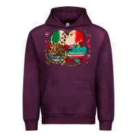 Mauve Wine mexican hearts Urban Hoodie - CTS Tumbler Store