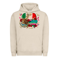 Pigment French Oak mexican hearts Urban Hoodie - CTS Tumbler Store