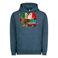 Pigment Midnight Navy mexican hearts Urban Hoodie - CTS Tumbler Store
