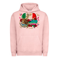 Pigment Salmon mexican hearts Urban Hoodie - CTS Tumbler Store