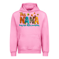 Fuchsia Pink this nana loves her little pumpkins Urban Hoodie - texasbilliewilder