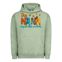 Pigment Oil Green this nana loves her little pumpkins Urban Hoodie - texasbilliewilder