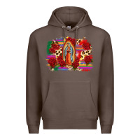 Coffee Our Lady of Guadalupe Premium Hoodie - CTS Tumbler Store