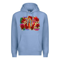 Colony Blue Our Lady of Guadalupe Premium Hoodie - CTS Tumbler Store