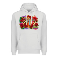 Dove Grey Our Lady of Guadalupe Premium Hoodie - CTS Tumbler Store