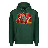 Sports Green Our Lady of Guadalupe Premium Hoodie - CTS Tumbler Store