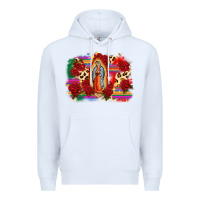 White Our Lady of Guadalupe Premium Hoodie - CTS Tumbler Store