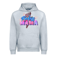 Heather Grey badass mama Urban Hoodie - Zillion Design Studio