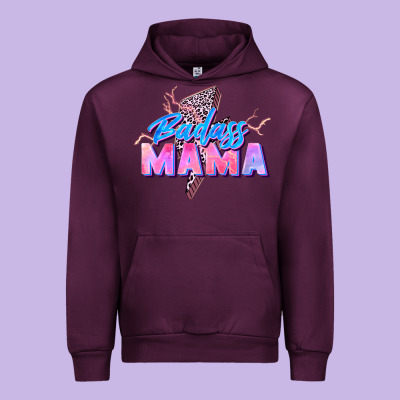 Badass Mama Urban Hoodie Designed By Zillion Design Studio