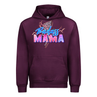 Mauve Wine badass mama Urban Hoodie - Zillion Design Studio