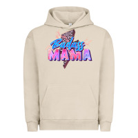 Pigment French Oak badass mama Urban Hoodie - Zillion Design Studio