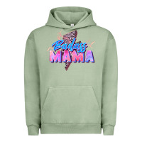 Pigment Oil Green badass mama Urban Hoodie - Zillion Design Studio
