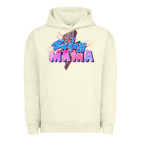 Pigment Pistachio badass mama Urban Hoodie - Zillion Design Studio