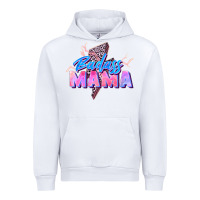 White badass mama Urban Hoodie - Zillion Design Studio