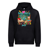 Black busy doing cool teacher stuff Urban Hoodie - Zillion Design Studio