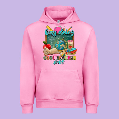 Busy Doing Cool Teacher Stuff Urban Hoodie Designed By Zillion Design Studio