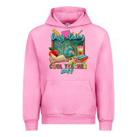 Fuchsia Pink busy doing cool teacher stuff Urban Hoodie - Zillion Design Studio