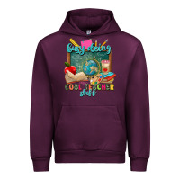 Mauve Wine busy doing cool teacher stuff Urban Hoodie - Zillion Design Studio