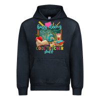 Navy busy doing cool teacher stuff Urban Hoodie - Zillion Design Studio