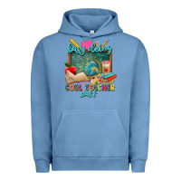 Pigment Pebble Blue busy doing cool teacher stuff Urban Hoodie - Zillion Design Studio