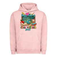 Pigment Salmon busy doing cool teacher stuff Urban Hoodie - Zillion Design Studio