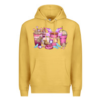 Antique Gold princess coffee cups Premium Hoodie - Zillion Design Studio