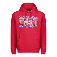 Cardinal princess coffee cups Premium Hoodie - Zillion Design Studio