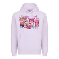 Lilac princess coffee cups Premium Hoodie - Zillion Design Studio