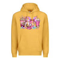 Mustard princess coffee cups Premium Hoodie - Zillion Design Studio