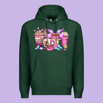 Princess Coffee Cups Premium Hoodie Designed By Zillion Design Studio