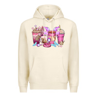 Tofu princess coffee cups Premium Hoodie - Zillion Design Studio