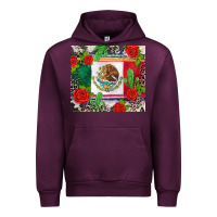 Mauve Wine mexican flag Urban Hoodie - CTS Tumbler Store