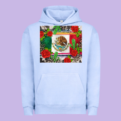 Mexican Flag Urban Hoodie Designed By Cts Tumbler Store