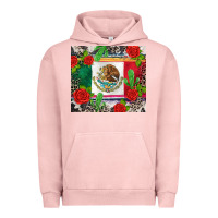 Pigment Salmon mexican flag Urban Hoodie - CTS Tumbler Store