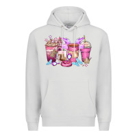 Dove Grey princess coffee cups Premium Hoodie - Zillion Design Studio