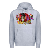 Heather Grey mama chingona Premium Hoodie - CTS Tumbler Store
