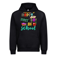Black happy first day of school Urban Hoodie - Zillion Design Studio