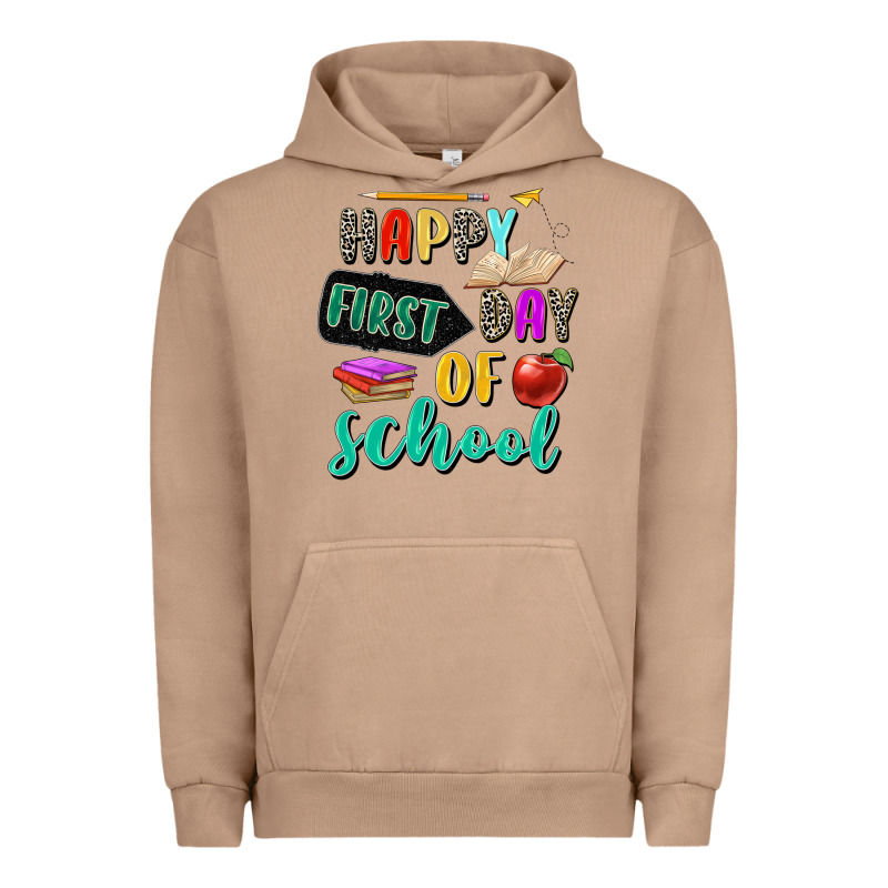 Happy First Day Of School Urban Hoodie by Zillion Design Studio | Teevron