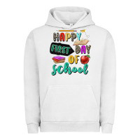 Pigment Lunar Rock happy first day of school Urban Hoodie - Zillion Design Studio