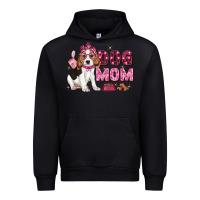 Black dog mom Urban Hoodie - Zillion Design Studio