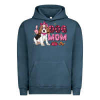 Pigment Midnight Navy dog mom Urban Hoodie - Zillion Design Studio