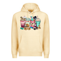 Pina Colada small business coffee cups Premium Hoodie - Zillion Design Studio